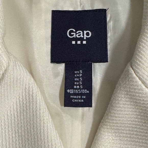 GAP White/ Cream  Coat - %100 Cotton - Picture 7 of 9